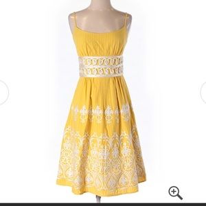 Vintage Beth Bowley Yellow Dress